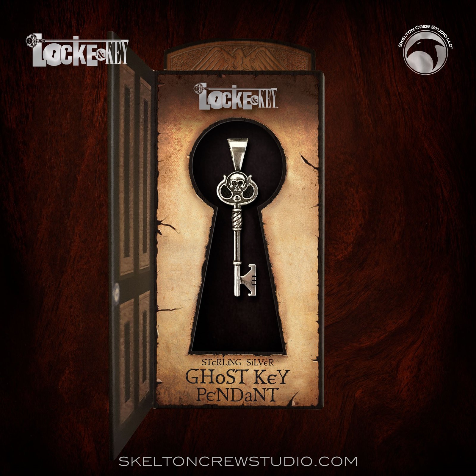 Locke & Key: Sterling Silver Ghost Key Pendant! | Skelton